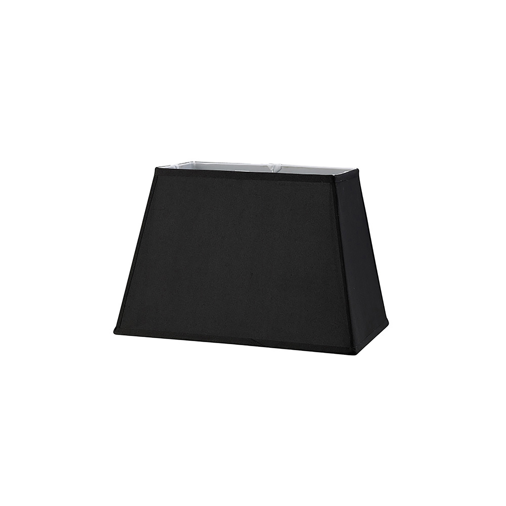 ILS20285  Maxine 36cm Rectangular Fabric Shade Black